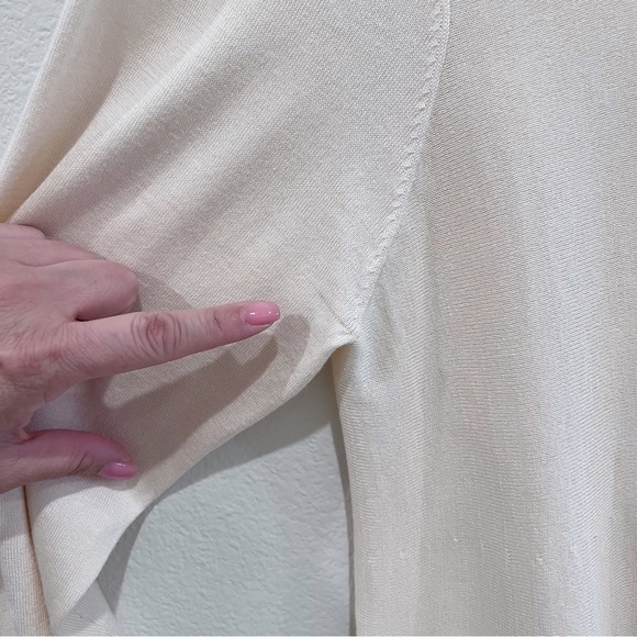 J Jill Silk Blend V Neck Tunic Blouse Size XLP - Picture 9 of 10